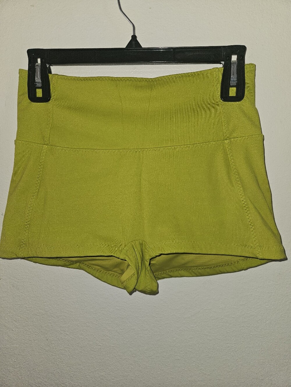 Fabletics Womans Lime Green Compression Shorts